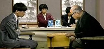 第38回NHK杯3回戦 第3局 ▲羽生善治五段 – △大山康晴十五世名人