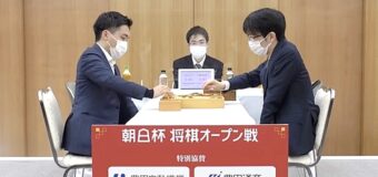 第15回朝日杯将棋オープン戦 2回戦 ▲豊島将之九段 – △菅井竜也八段